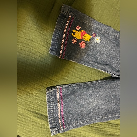 Vintage Disney pooh Denim Jeans with Embroidered - Picture 4 of 8
